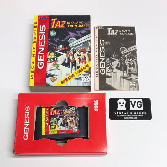 Genesis - Taz in Escape From Mars Sega Genesis Complete #1698