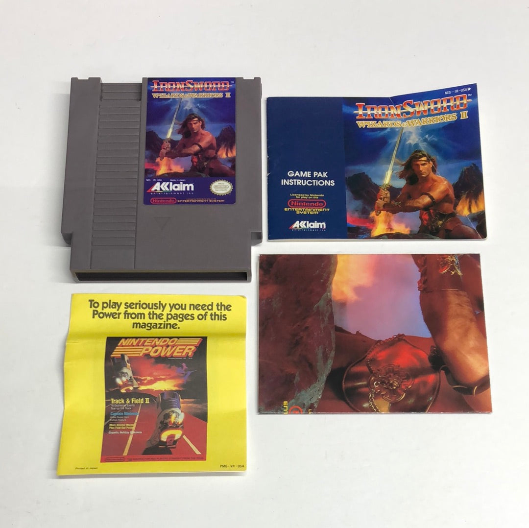 Nes - Wizards & Warriors II Iron Sword Nintendo Complete #1205