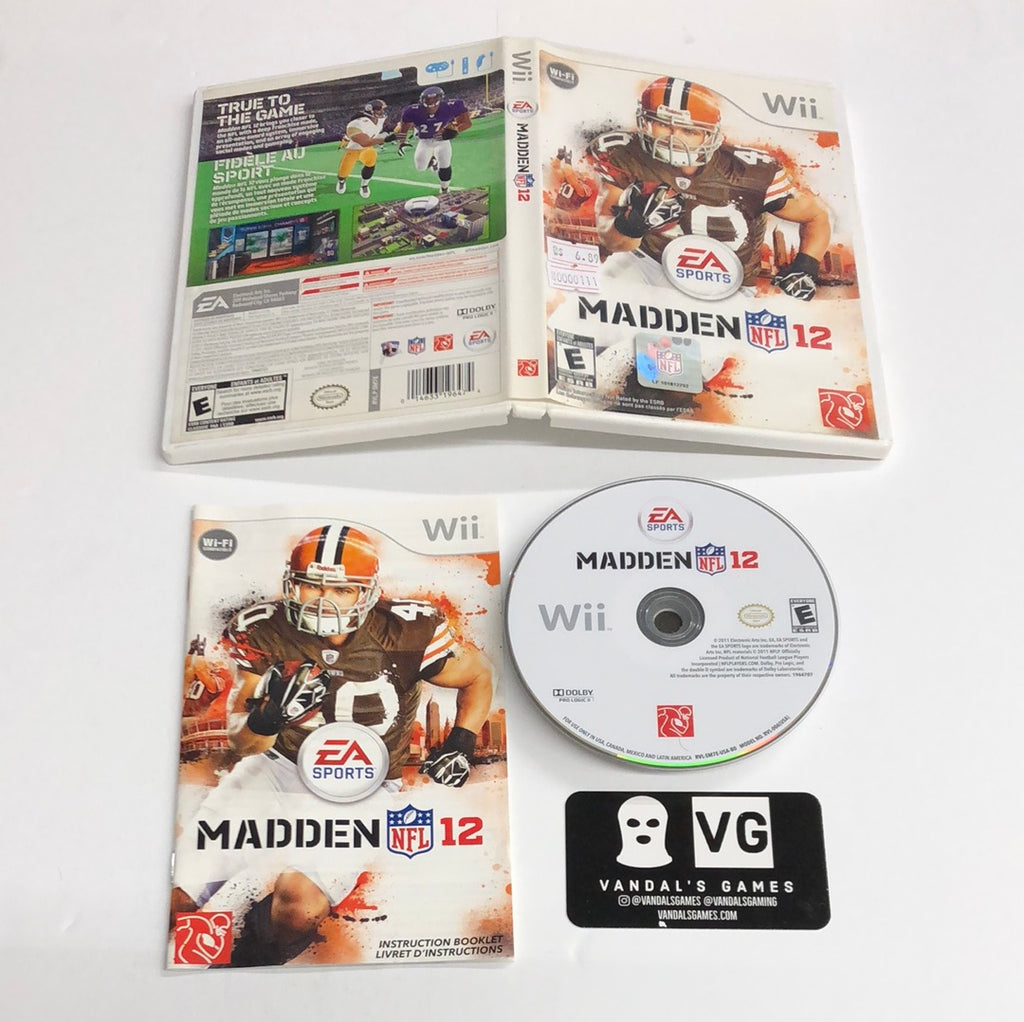 Madden NFL 12 Wii Used