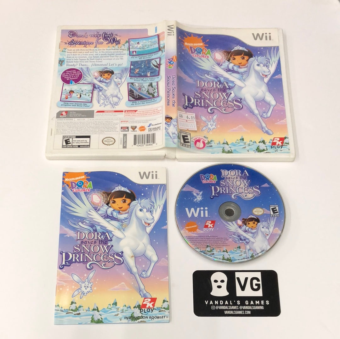 Wii - Dora Saves the Snow Princess Nintendo Wii Complete #111