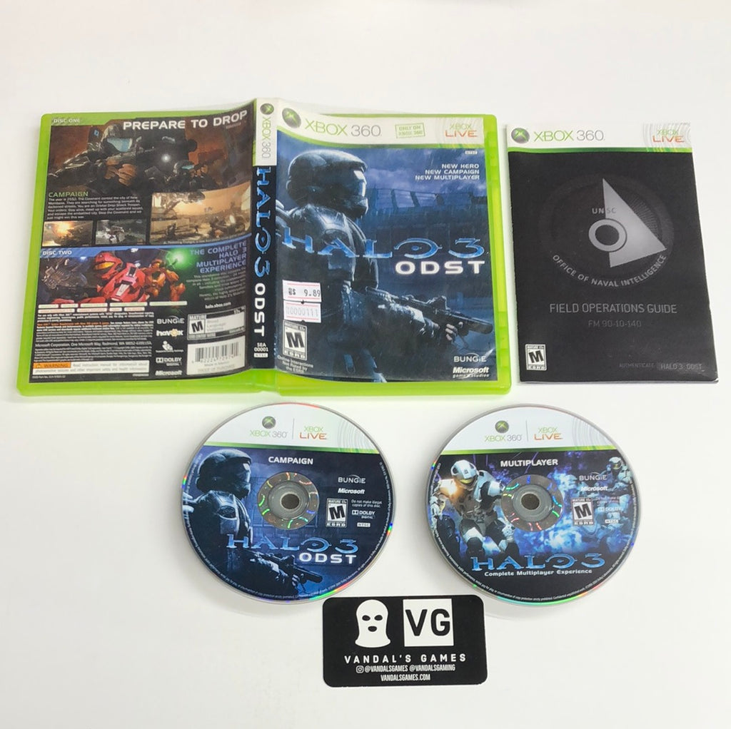 Halo 3 ODST Microsoft Xbox 360 Complete #111 – vandalsgaming