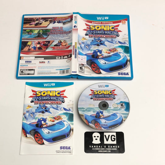 Wii U - Sonic & All Stars Racing Transformed Nintendo Wii U Complete #1729