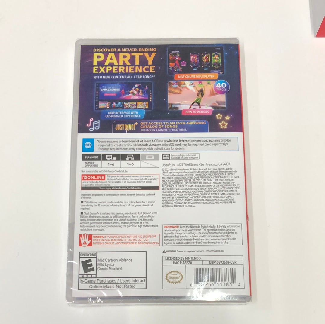 Switch - Just Dance 2023 Edition W/ Bonus Panda Phone Ring Nintendo New #111