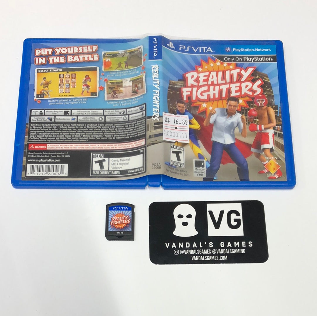 Ps Vita - Reality Fighters Sony PlayStation Vita w/ Case #111