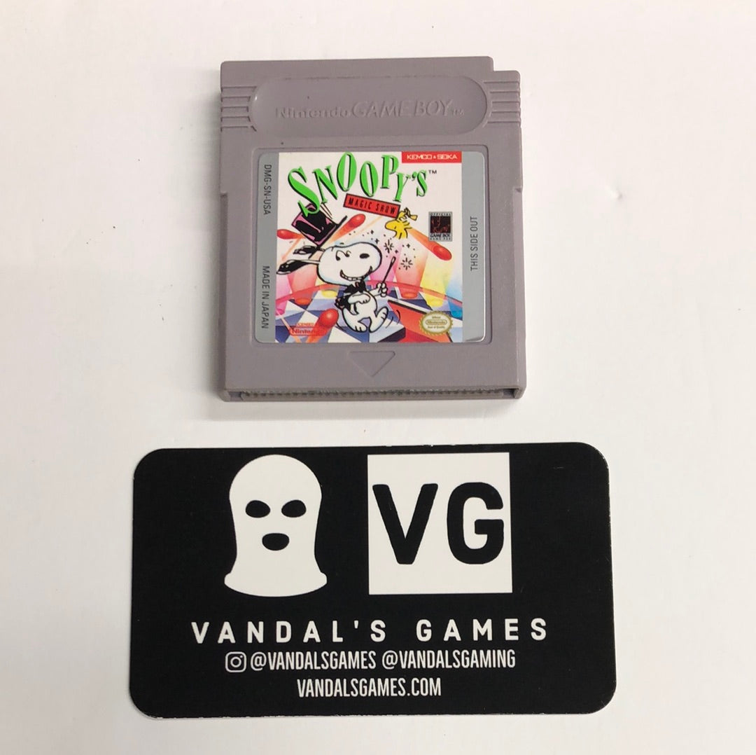 GB - Snoopy's Magic Show Nintendo Gameboy Cart Only #111