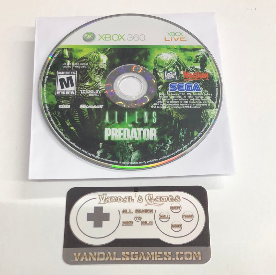 Xbox 360 - Aliens vs Predator Microsoft Xbox 360 Disc Only #111