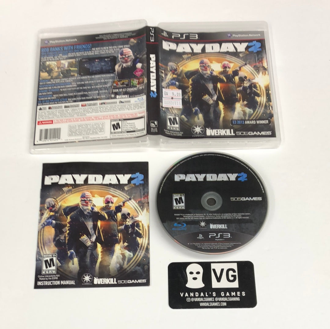 Ps3 - Payday 2 Sony PlayStation 3 Complete #111