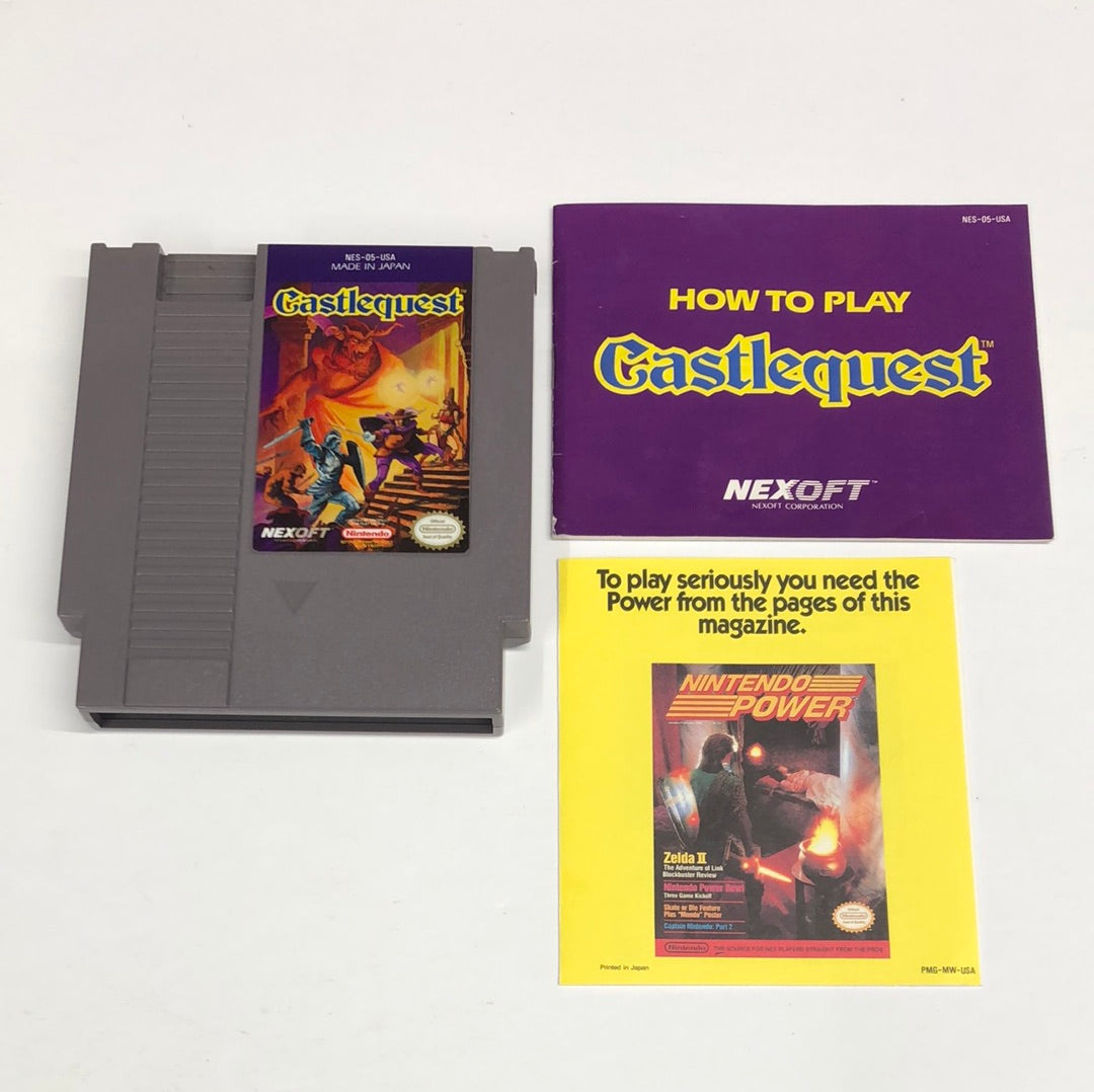 Nes - Castlequest Nintendo Entertainment System Complete #1205