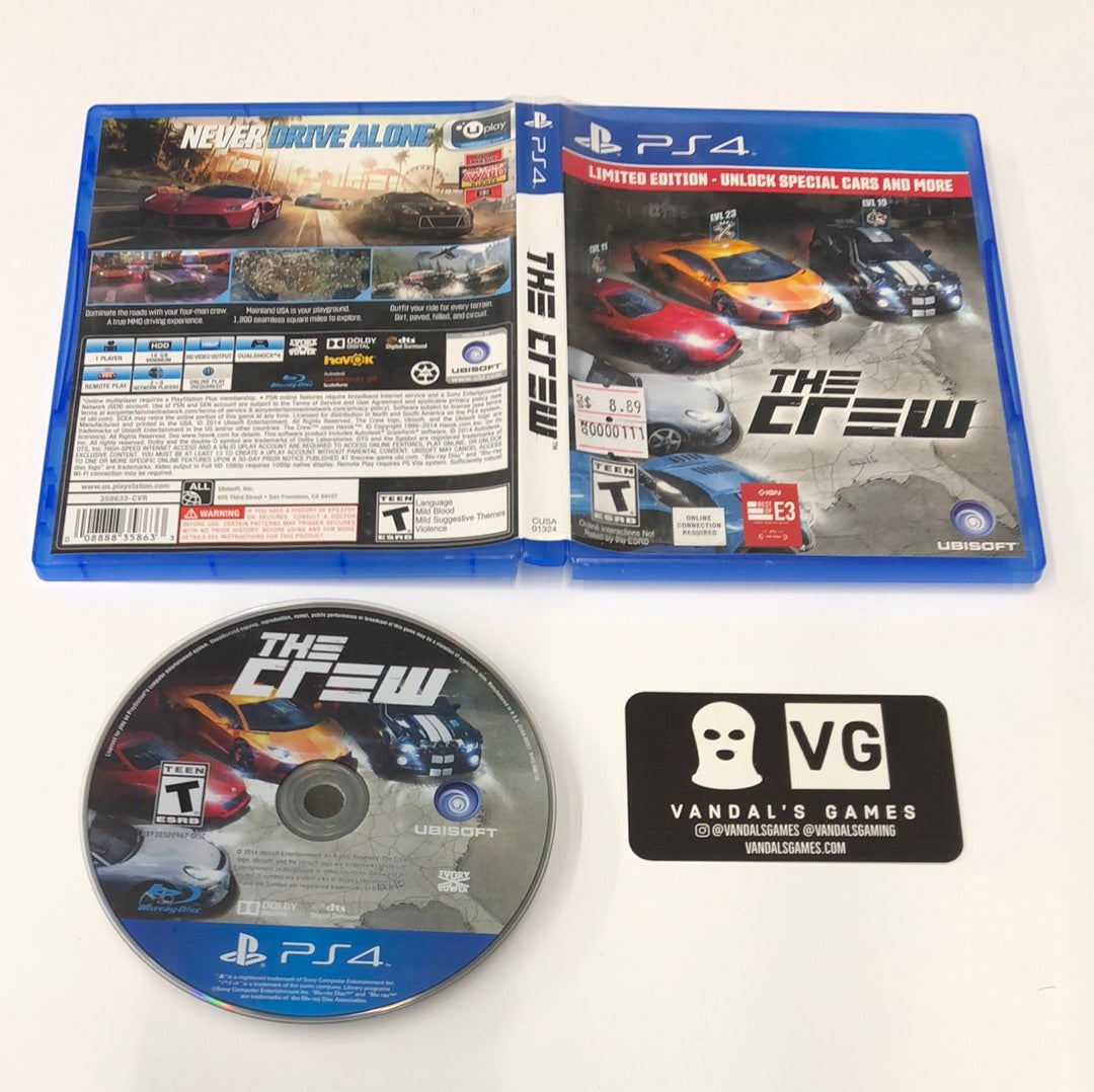 Ps4 - The Crew Sony PlayStation 4 W/ Case #111