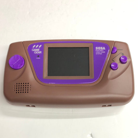 Game Gear - Modded w/ New Screen & Shell Recapped Sega Brown Purple #944