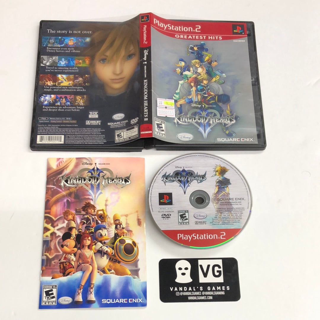 Ps2 - Kingdom Hearts 2 II Greatest Hits Sony Playstation 2 Complete #111