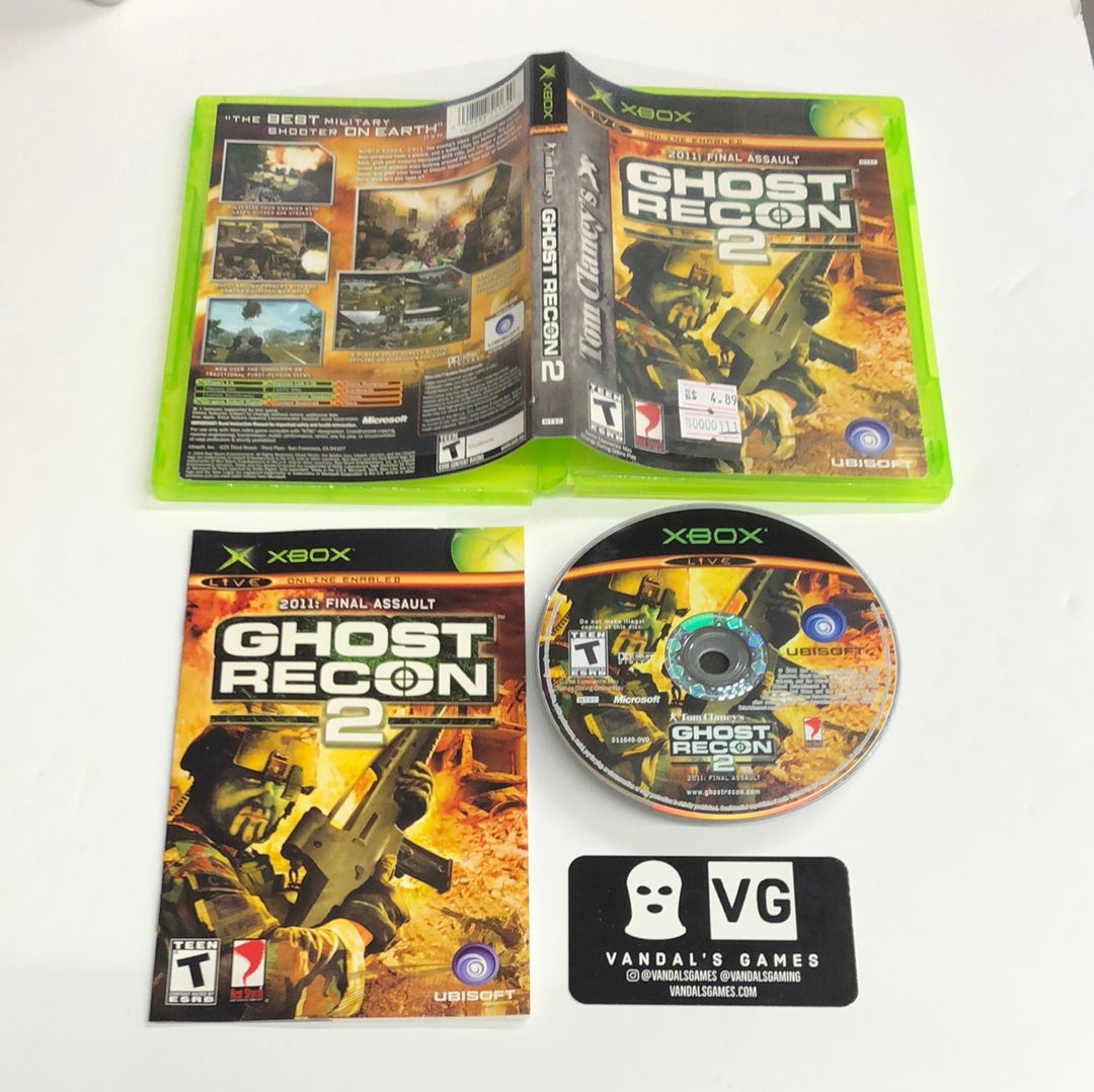 Xbox - Tom Clancy's Ghost Recon 2 Microsoft Xbox Complete #111