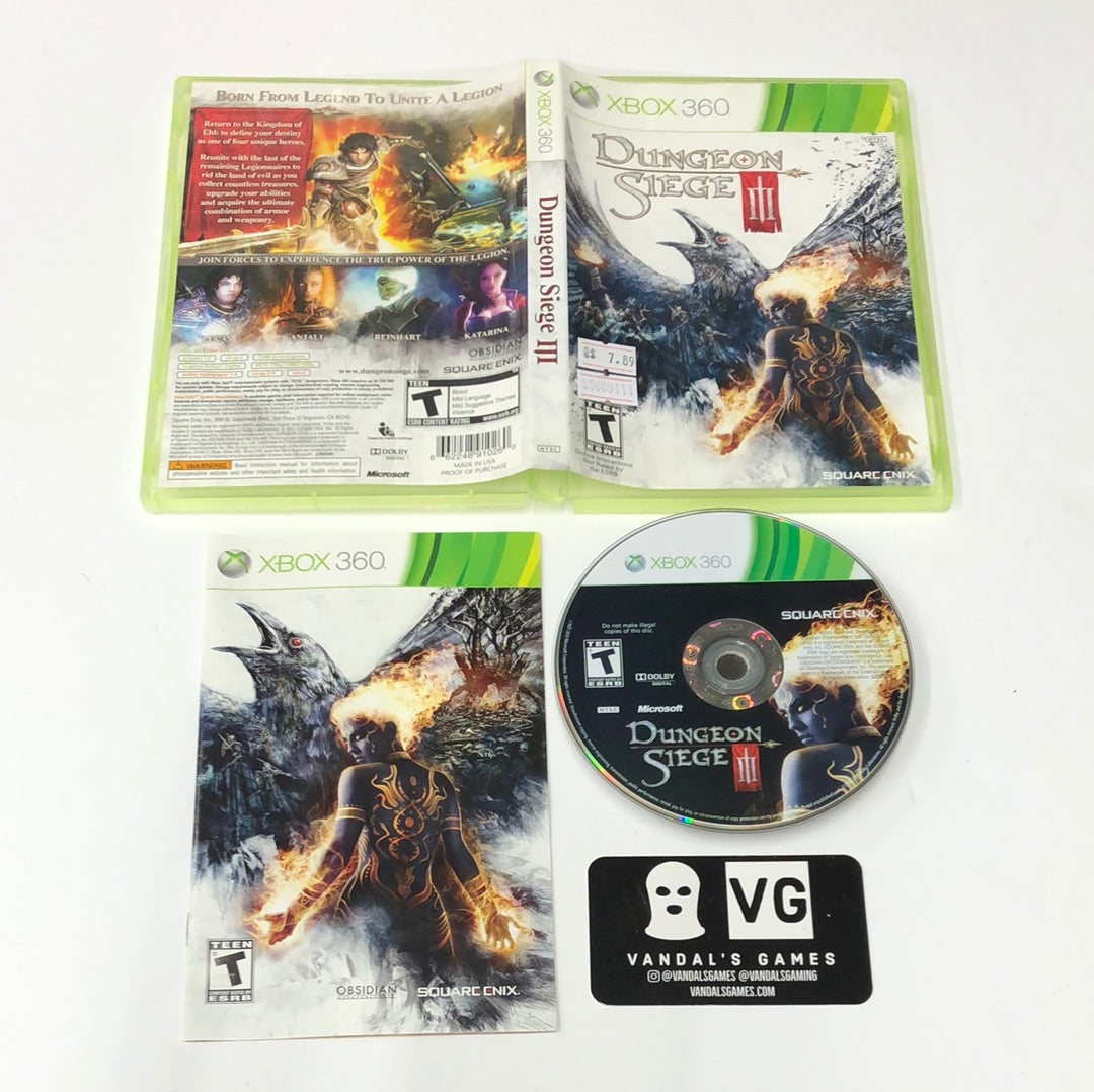 Xbox 360 - Dungeon Siege III Microsoft Xbox 360 Complete #111
