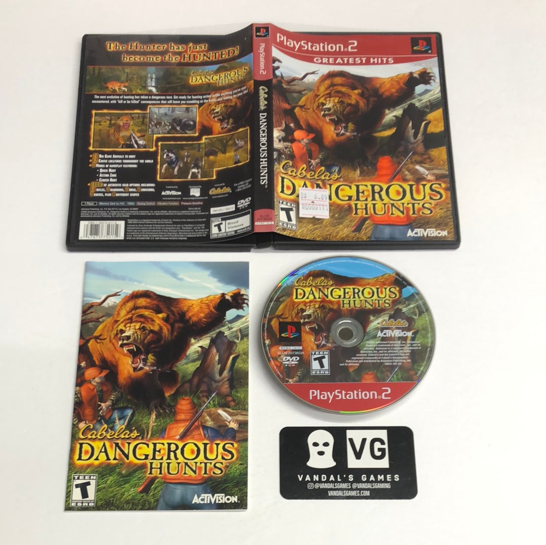 Ps2 - Cabela's Dangerous Hunts GH Sony PlayStation 2 Complete #111