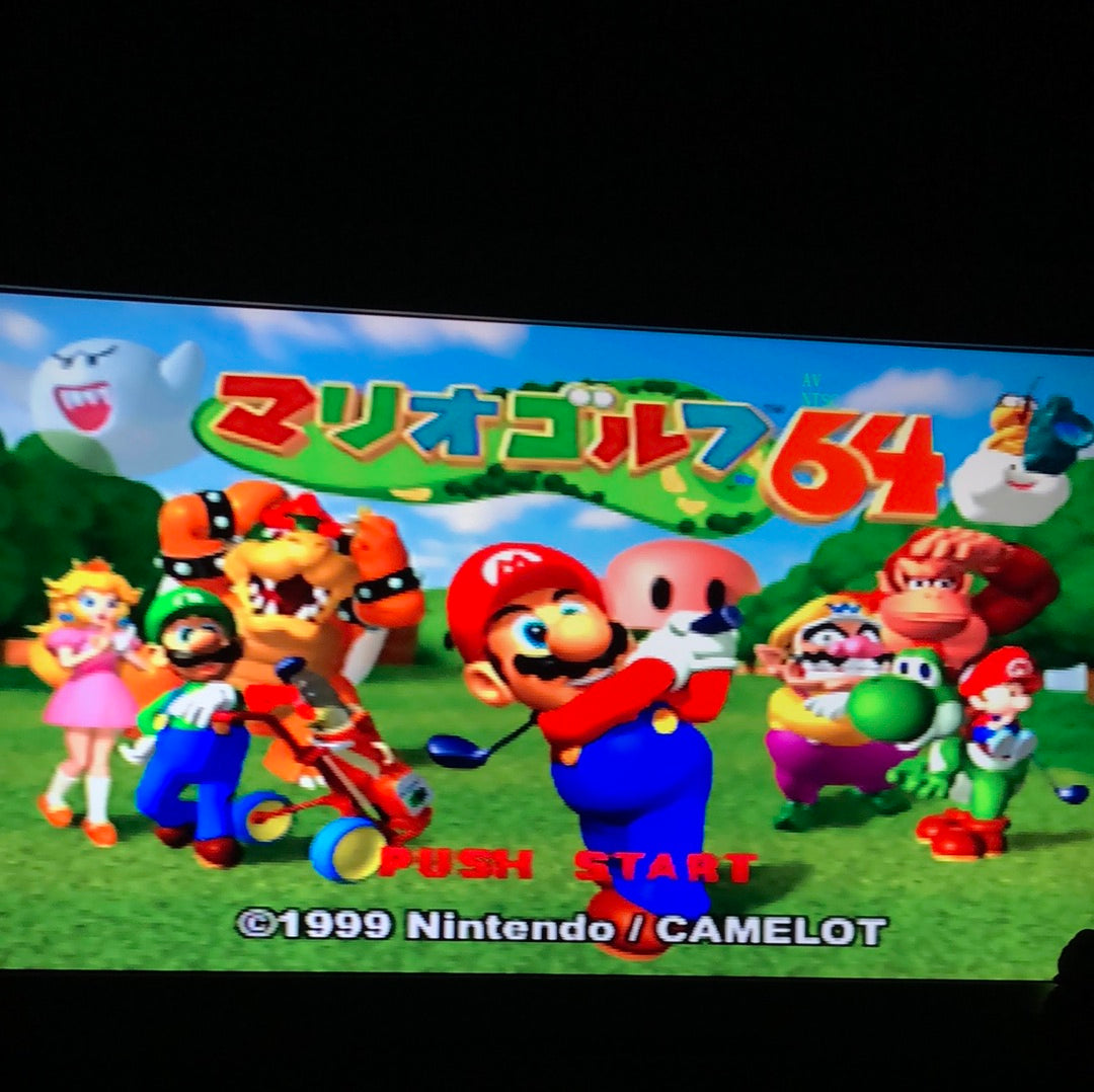 N64 - Mario Golf Japan Version Nintendo 64 Cart Only #1486