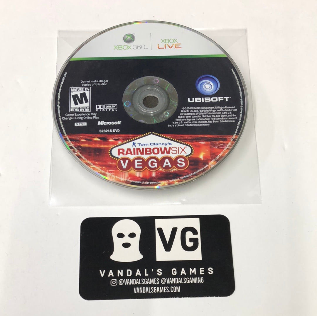 Xbox 360 - Tom Clancy's Rainbow Six Vegas Microsoft Xbox 360 Disc Only #111