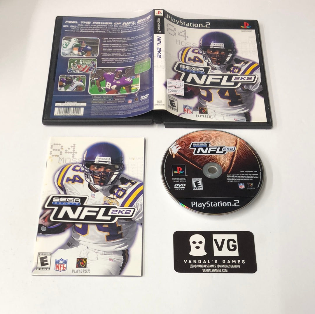 Ps2 - NFL 2k2 Sony PlayStation 2 Complete #111