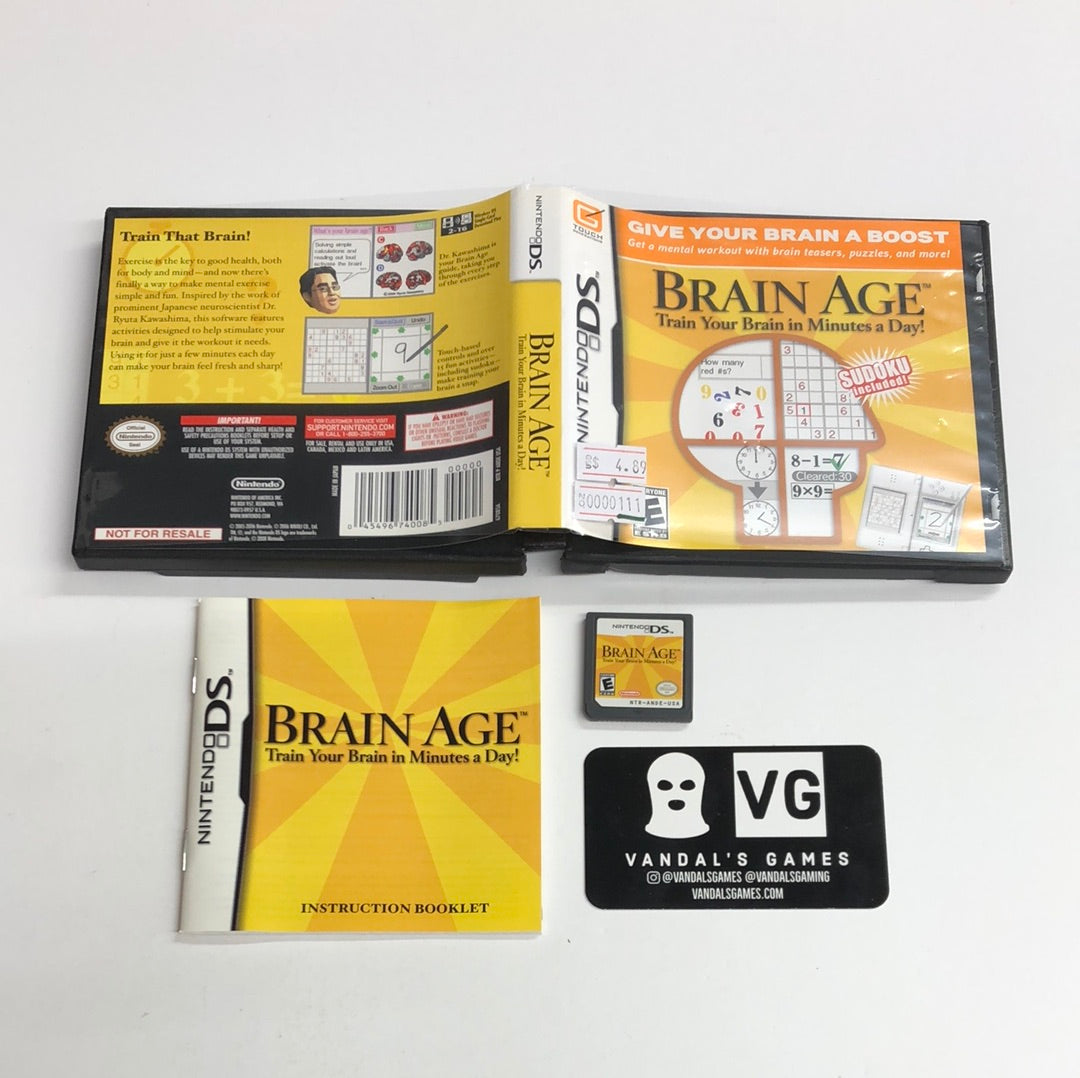 Ds - Brain Age Nintendo Ds Complete #111
