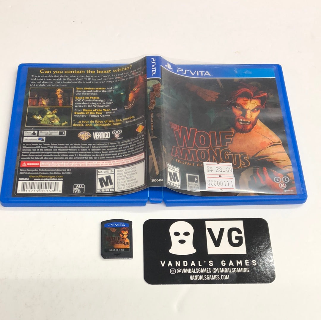 Ps Vita - The Wolf Among Us PlayStation Vita w/ Case #111
