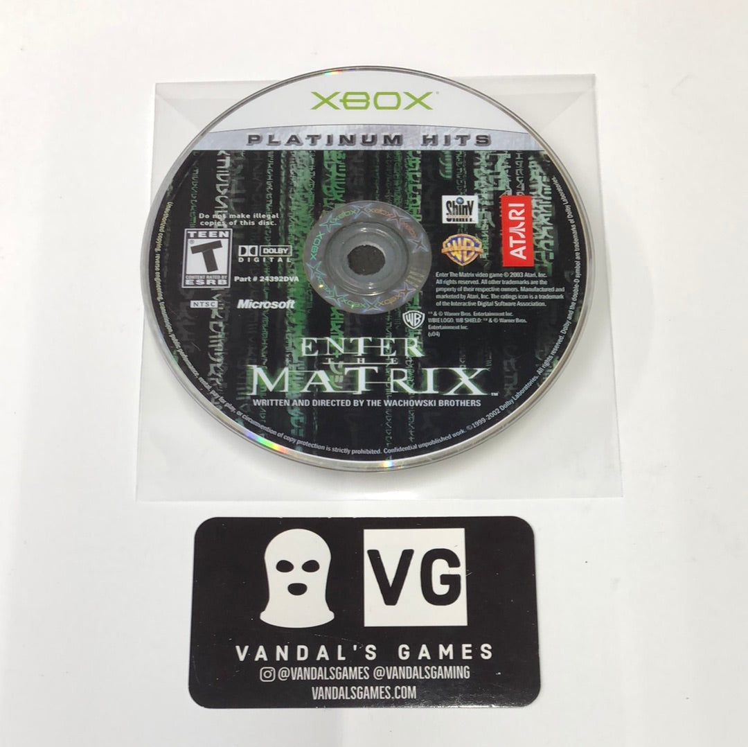 Xbox - Enter the Matrix Platinum Hits Microsoft Xbox Disc Only #111