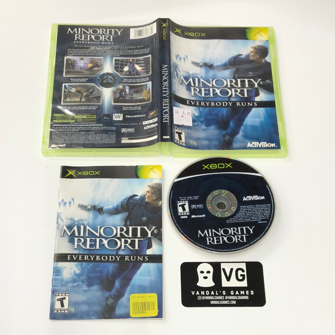 Xbox - Minority Report Everybody Runs Microsoft Xbox Complete #111