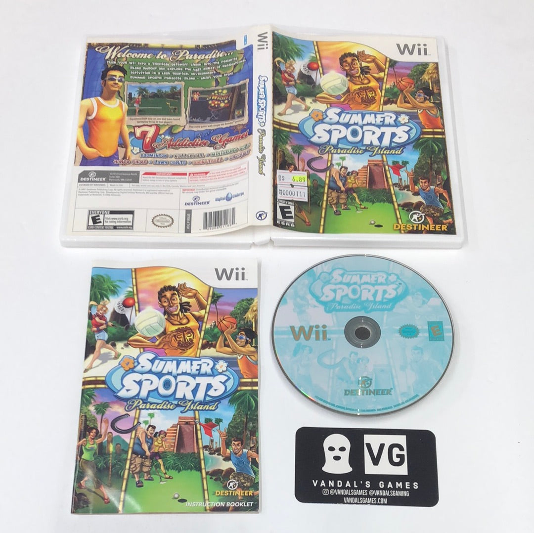 Wii - Summer Sports Paradise Island Nintendo Wii Complete #111