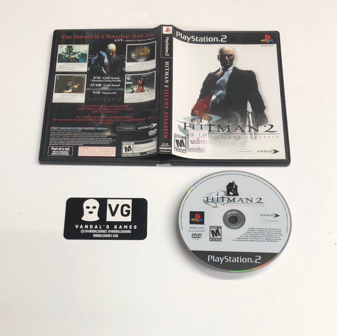 Ps2 - Hitman 2 Silent Assassin Part of Set Case Sony PlayStation 2 W/ Case #111