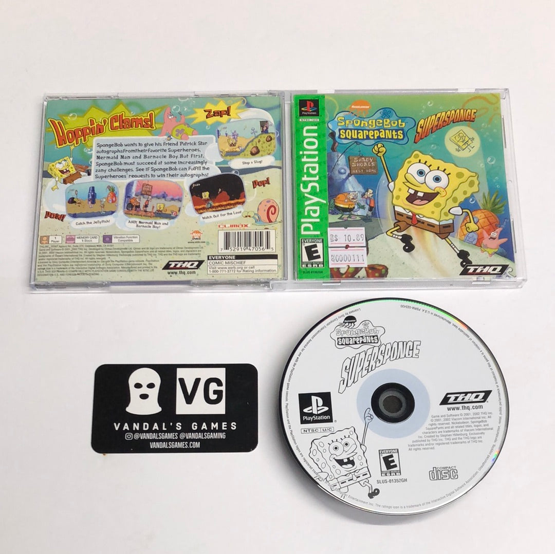 SpongeBob SquarePants: SuperSponge (PS1) PlayStation