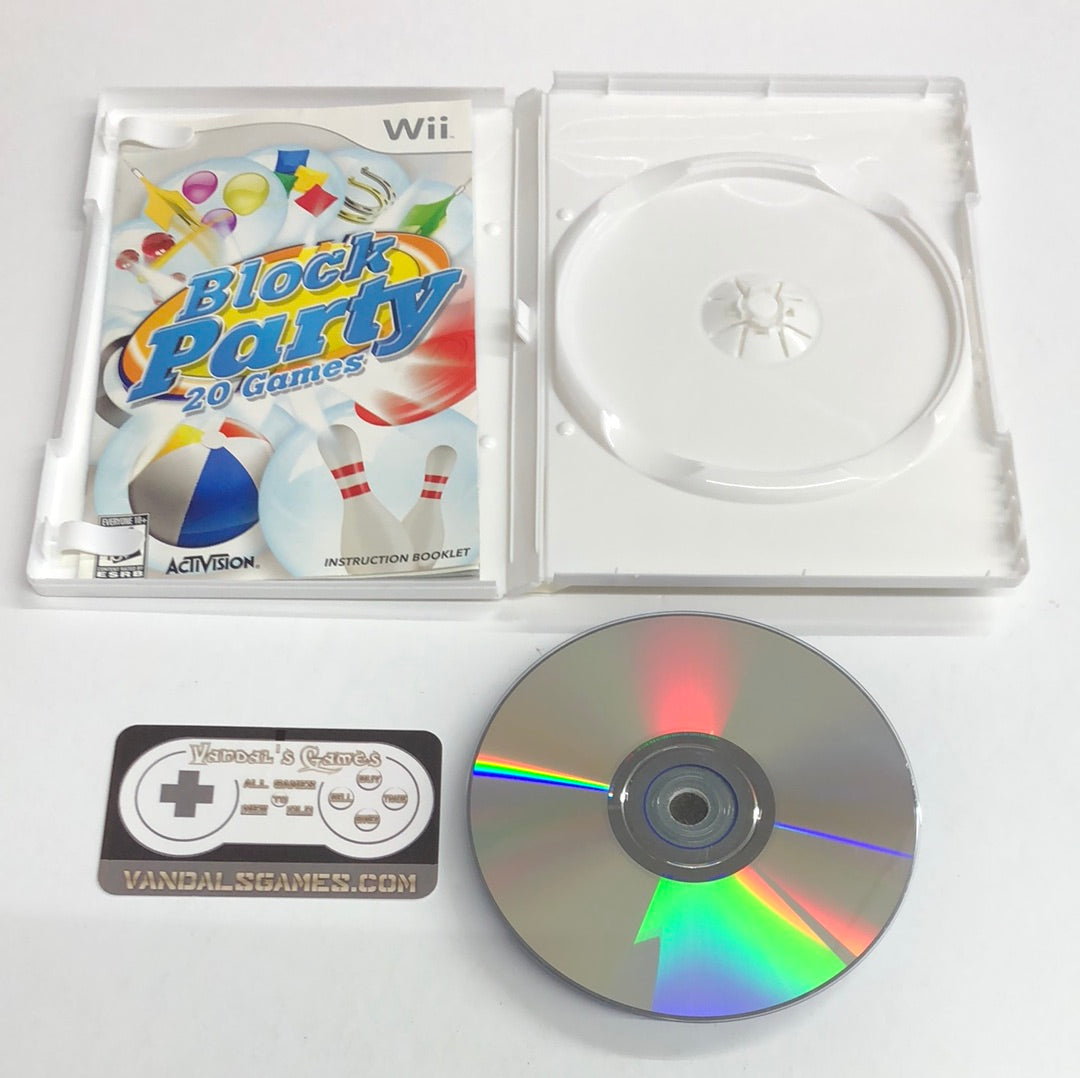 Wii - Block Party 20 Games Nintendo Wii Complete #111