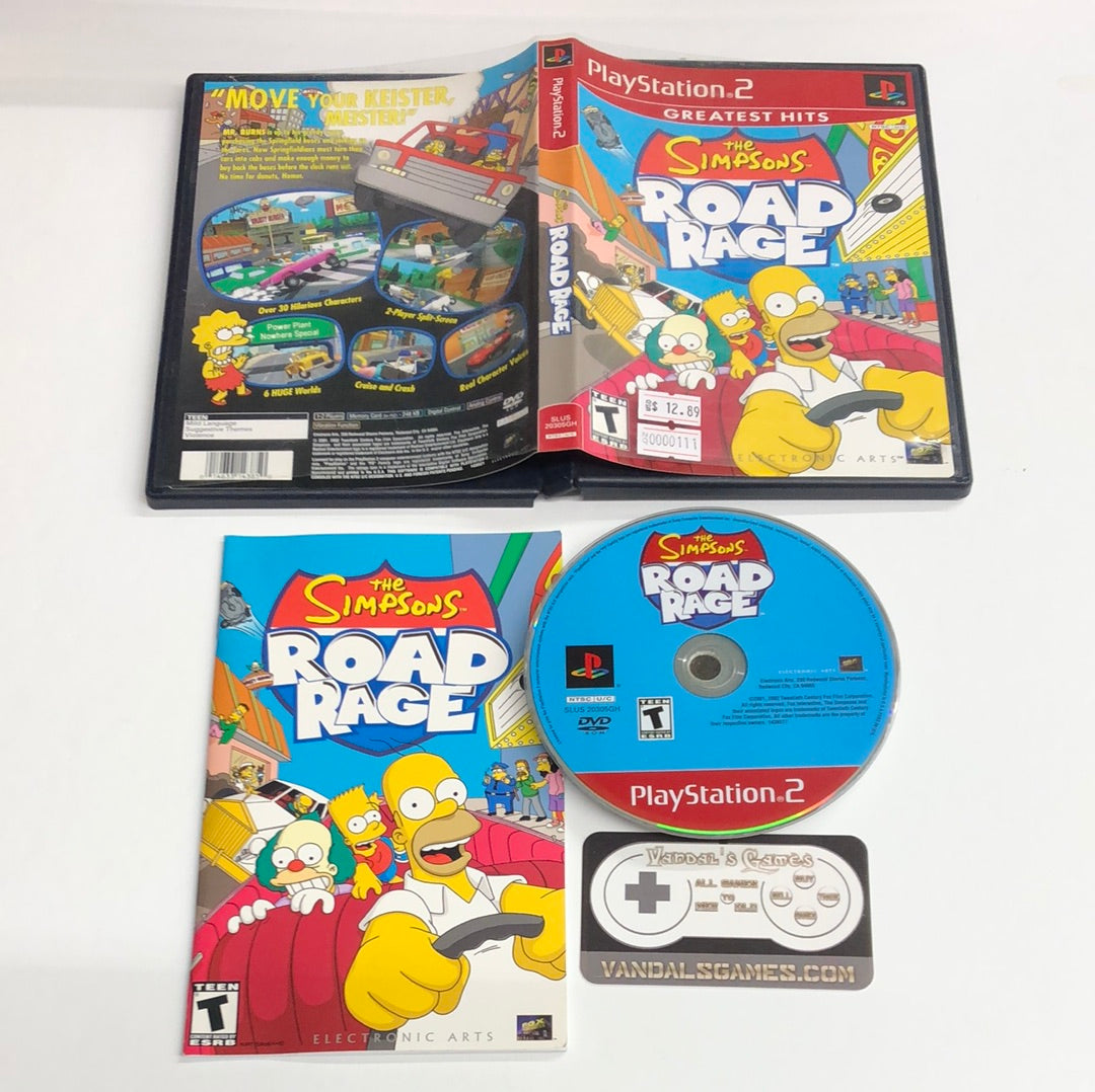 Ps2 - The Simpsons Road Rage Greatest Hits Sony Playstation 2 Complete #111
