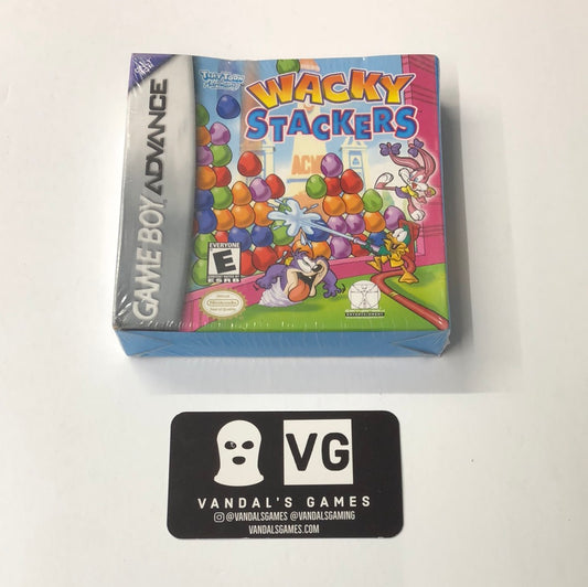 GBA - Tiny Toons Adventures Wacky Stackers Nintendo Gameboy Advance New #1425