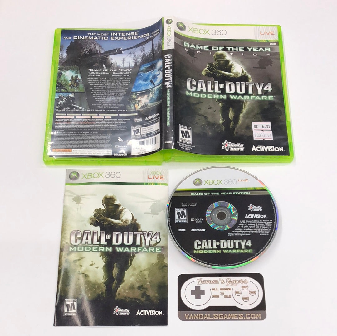 Xbox 360 - Call of Duty 4 Modern Warfare Game of the Year Edition Complete #111