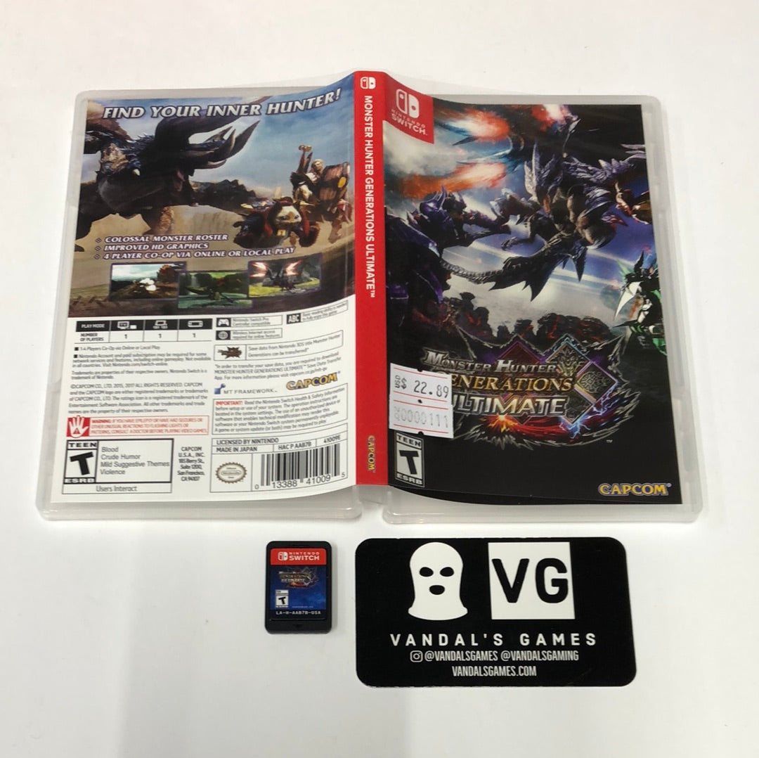 Switch - Monster Hunter Generations Ultimate Nintendo Switch W/ Case #111