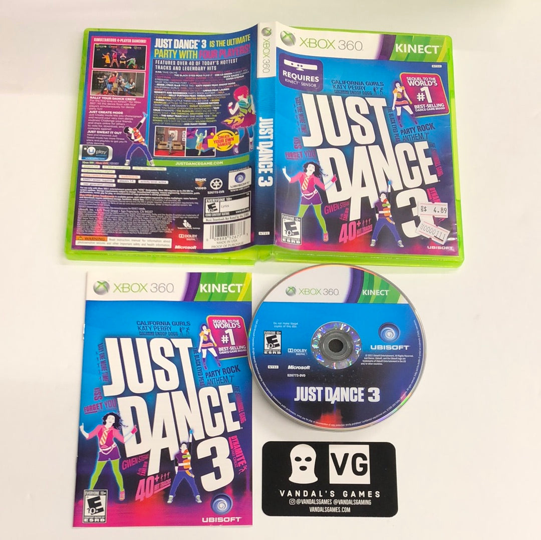Xbox 360 - Just Dance 3 Microsoft Xbox 360 Complete #111