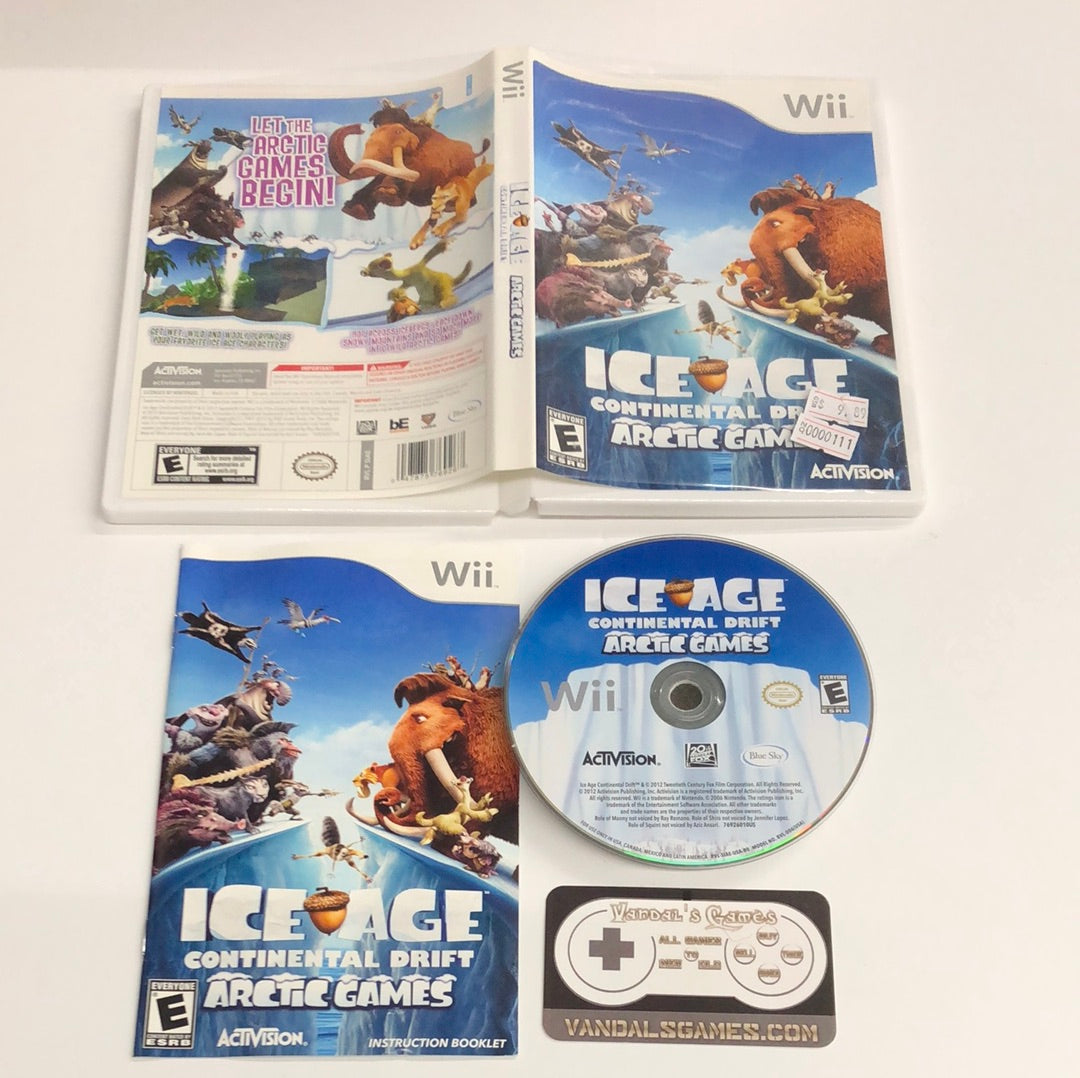 Wii - Ice Age Continental Drift Arctic Games Nintendo Wii Complete #111