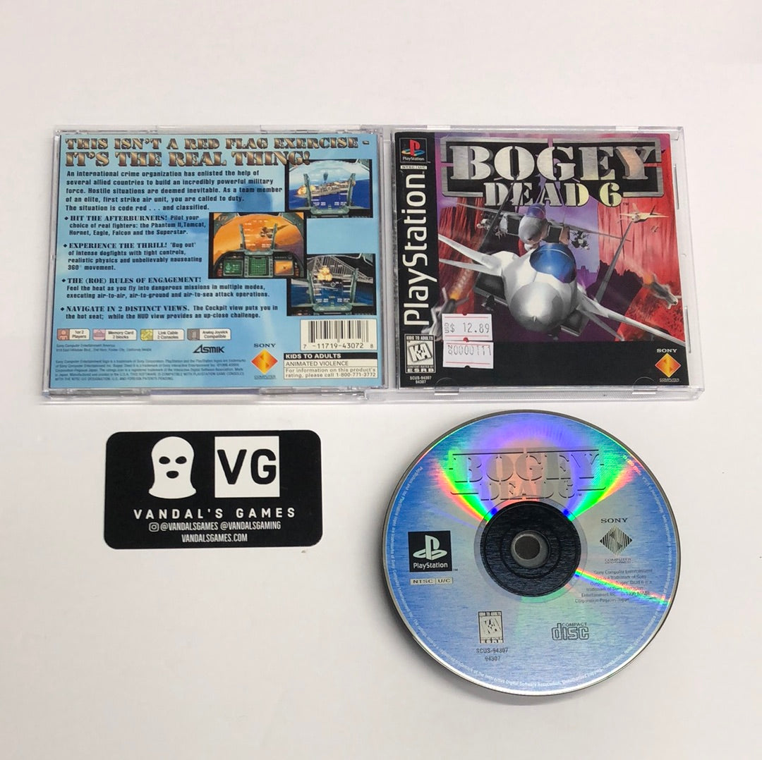 Ps1 - Bogey Dead 6 New Case Sony PlayStation 1 Complete #111