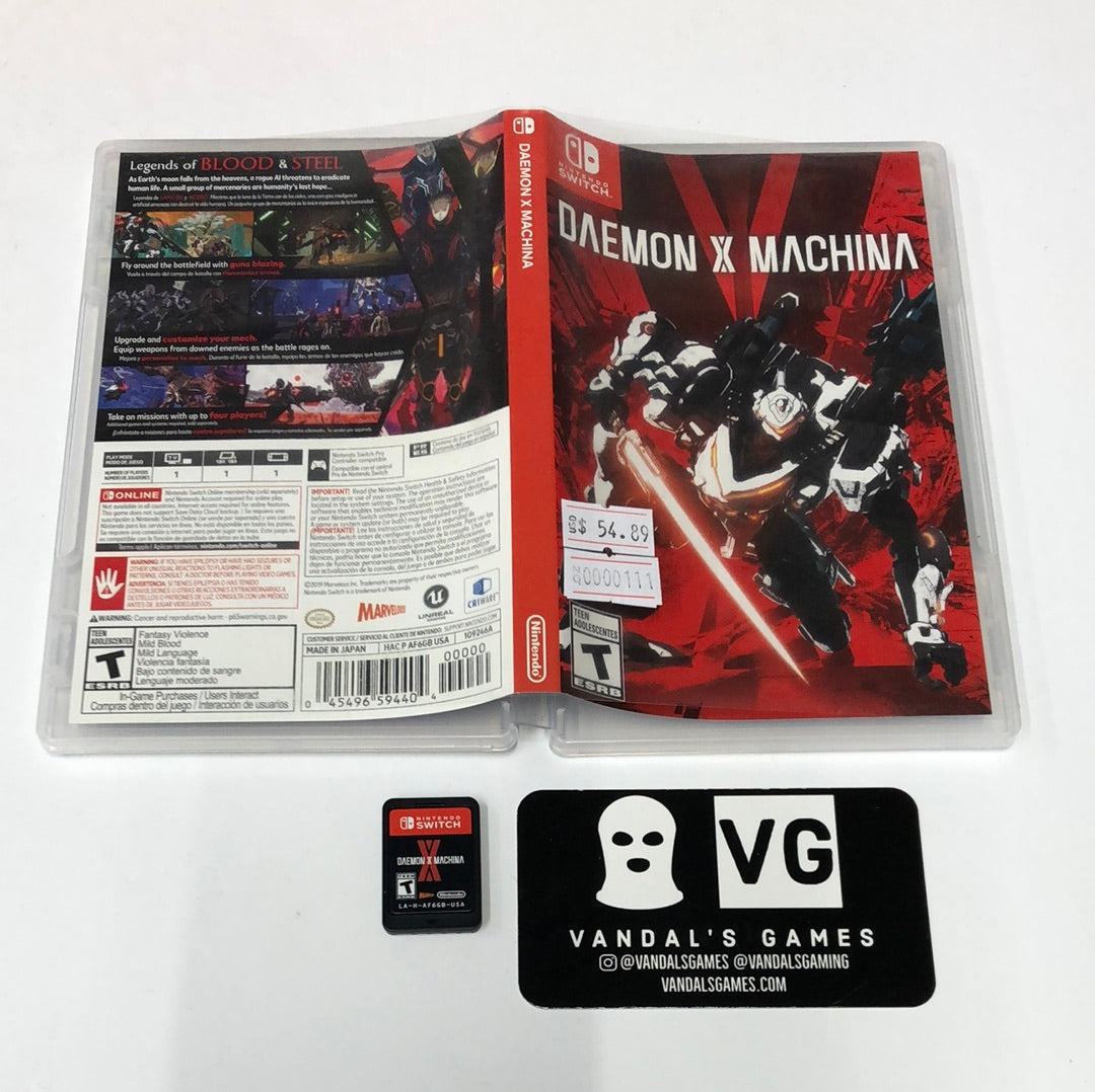 Switch - Daemon X Machina Nintendo Switch W/ Case #111