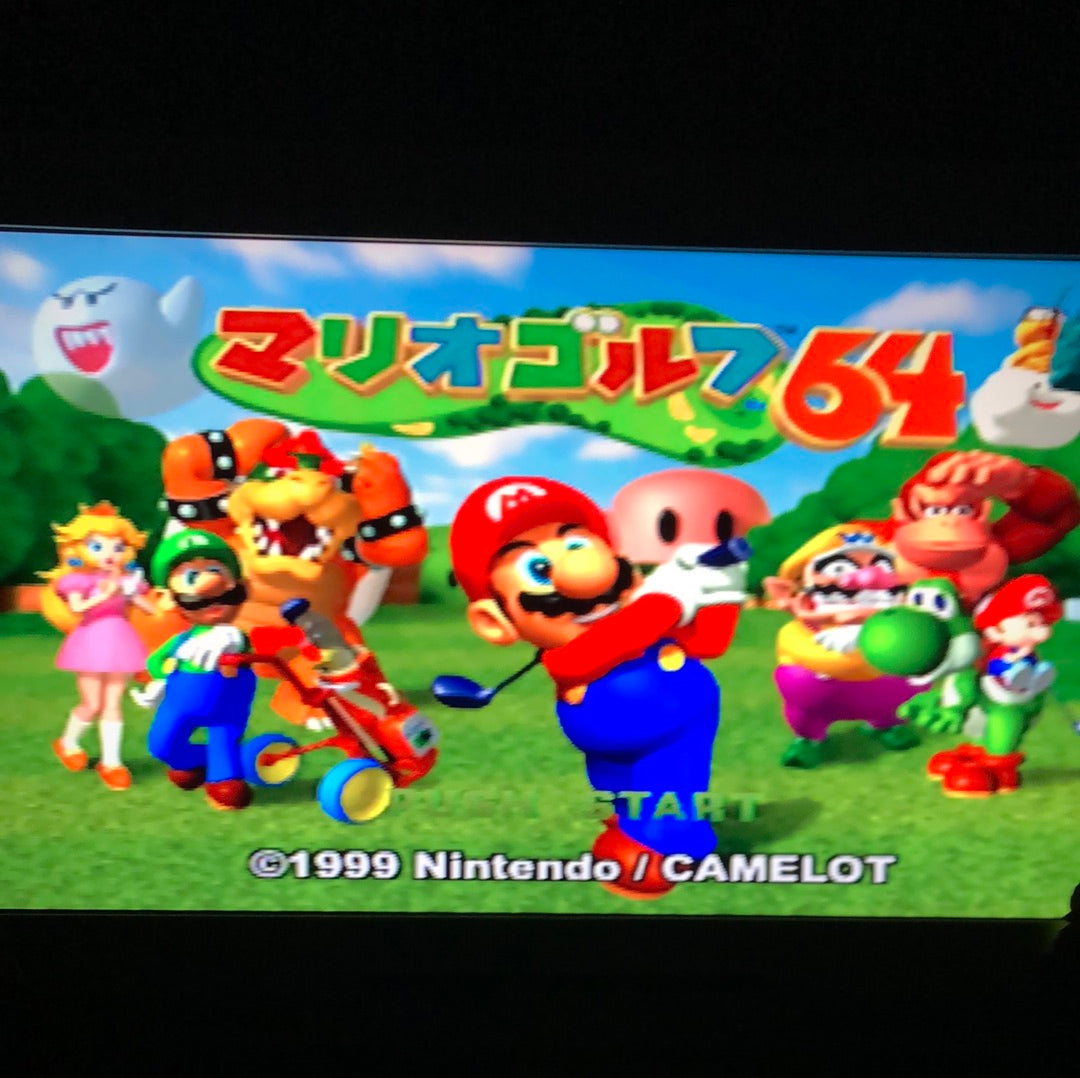 N64 - Mario Golf Japan Version Nintendo 64 Cart Only #1485