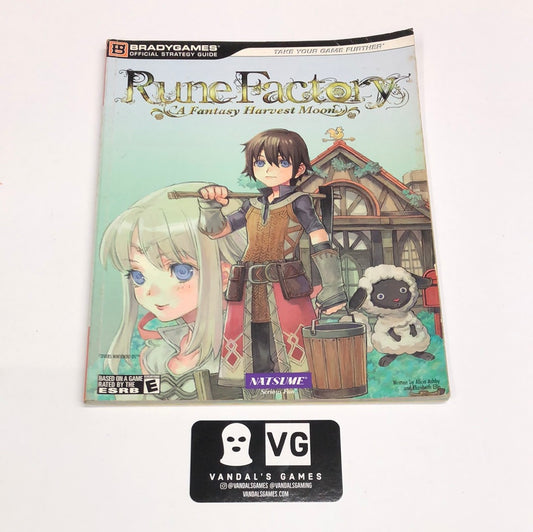 Guide - Rune Factory A Fantasy Harvest Moon Brady Games Nintendo Ds Strategy #1752