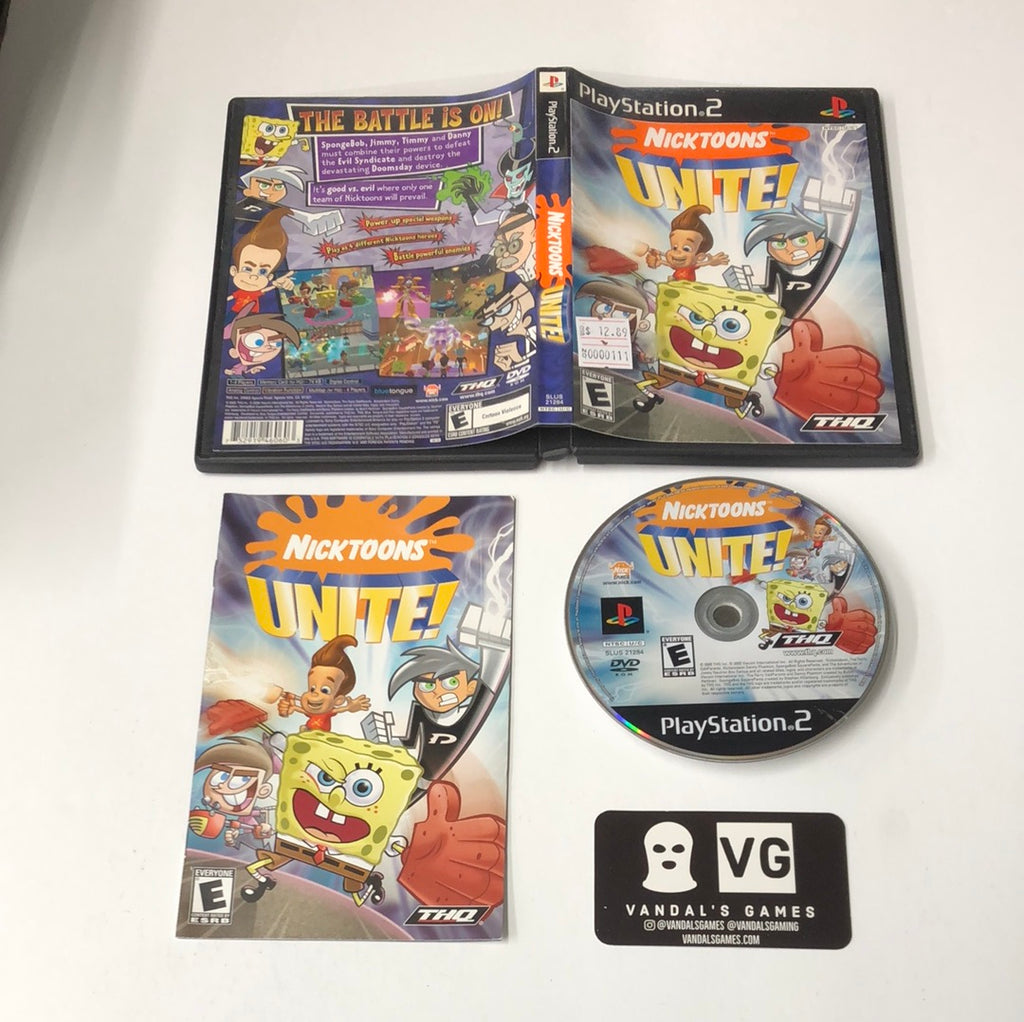  Nicktoons Unite! - PlayStation 2 (Renewed) : Video Games