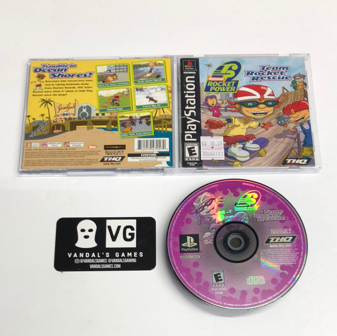 Ps1 - Rocket Power Team Rocket Rescue New Case Sony PlayStation 1 Complete #111