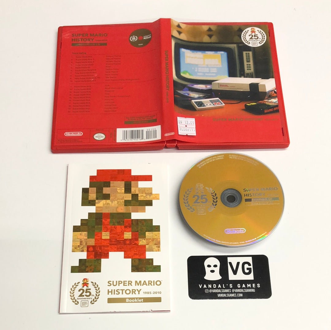 Wii - Super Mario History 25th Anniversary Soundtrack Nintendo Wii Complete #111