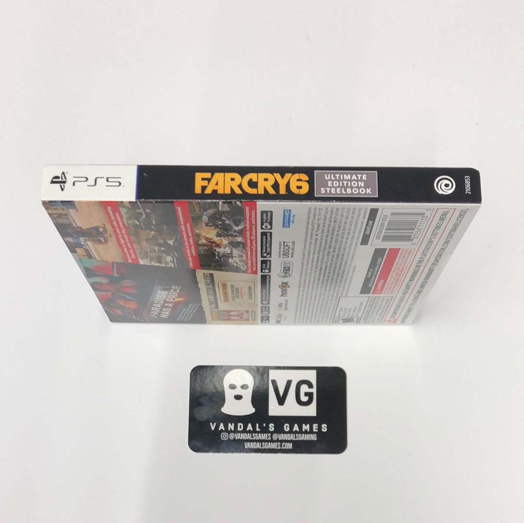 Far Cry 6 store Ultimate Edition Steelbook For Playstation 5