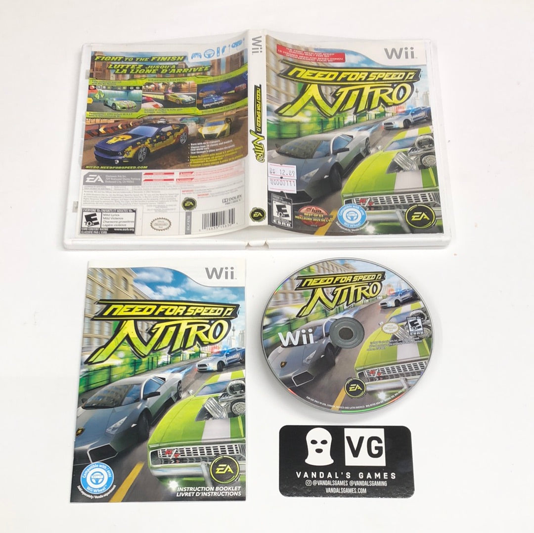 Wii - Need for Speed Nitro Nintendo Wii Complete #111
