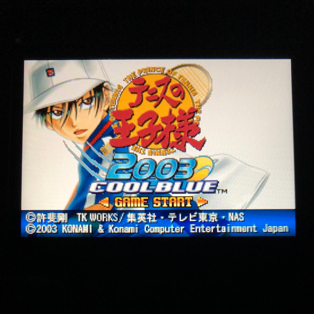 GBA - The Prince of Tennis 2003 Cool Blue Japan Gameboy Advance Cart #1491