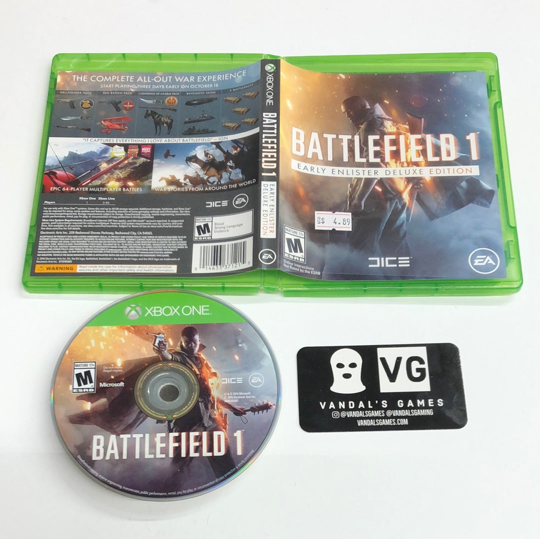 Xbox One - Battlefield 1 Xbox One Early Enlister Deluxe Edition Case #111