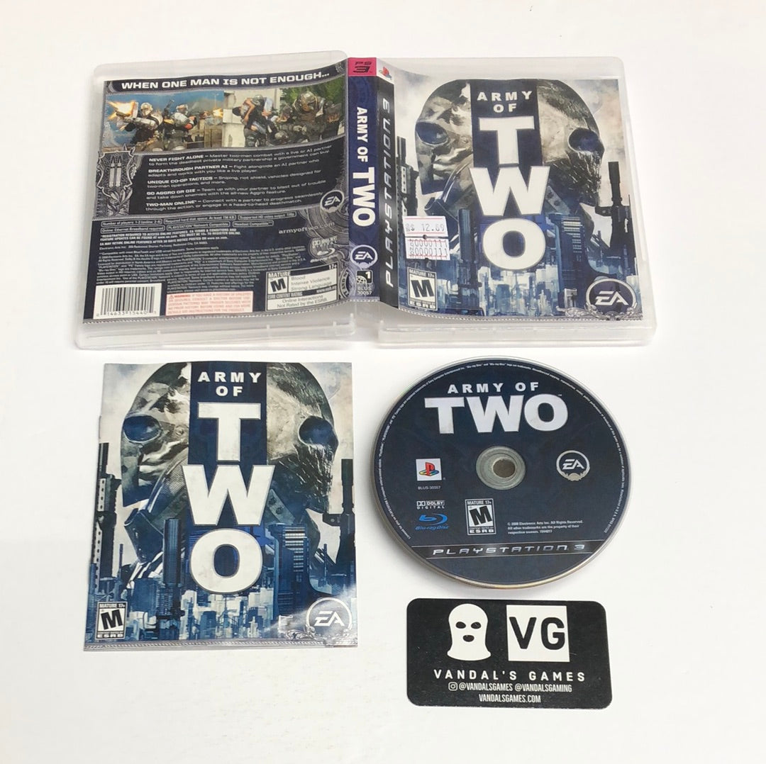 Ps3 - Army of Two Sony PlayStation 3 Complete #111