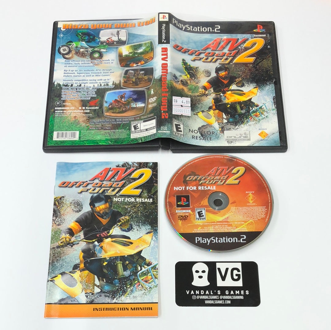 Ps2 - ATV Offroad Fury 2 Not For Resale Sony PlayStation 2 Complete #111