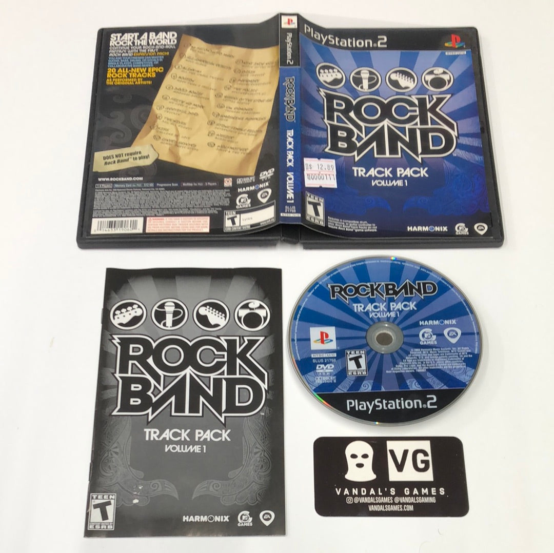 Ps2 - Rock Band Track Pack Volume 1 Sony PlayStation 2 Complete #111