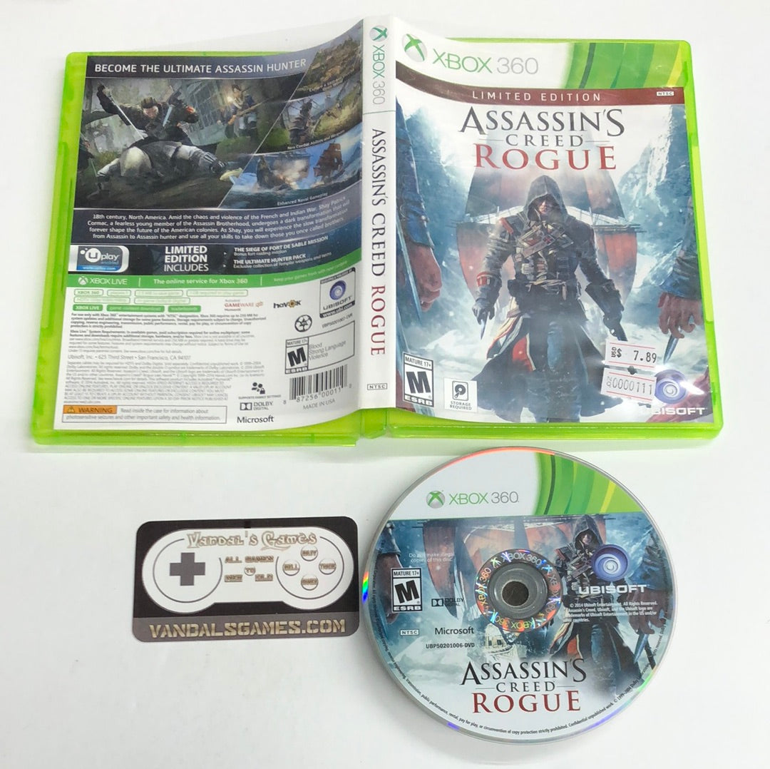 Xbox 360 - Assassin's Creed Rogue Limited Edition Microsoft Xbox 360 With Case #111
